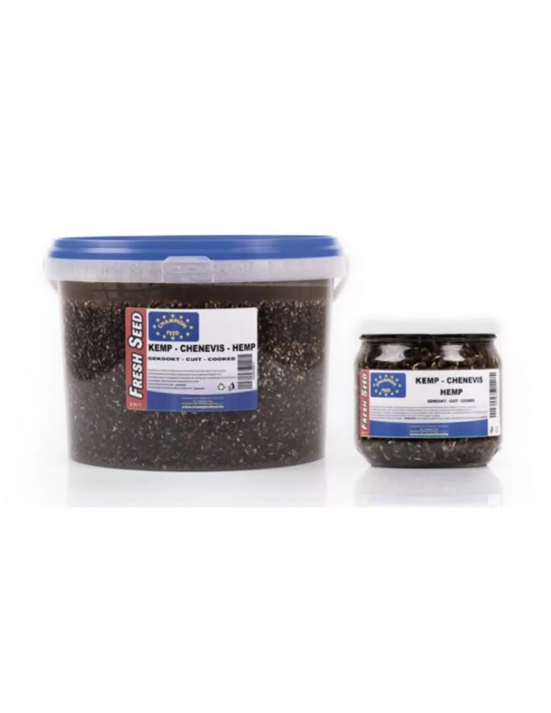 CHAMPION FEED GEKOOKTE HENNEP (1/2 LTR) 1 CHAMPION FEED GEKOOKTE HENNEP (1/2 LTR)