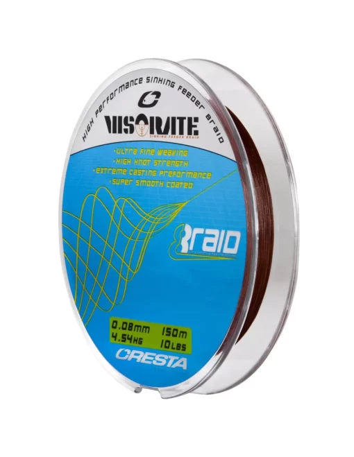 Spro CRESTA VISORATE FEEDER BRAID (150 MTR) 4 Spro CRESTA VISORATE FEEDER BRAID (150 MTR) -Visvangst Voordeel cresta visorate feeder braid 150 mtr