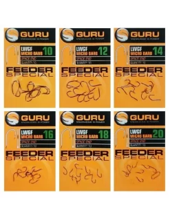 GURU LIGHT WIDE GAPE FEEDER HOOK 10