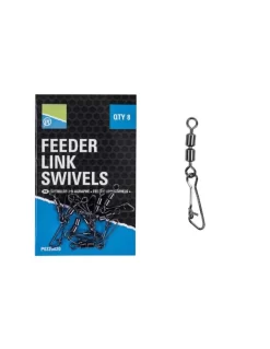 PRESTON FEEDER LINK SWIVELS (10)