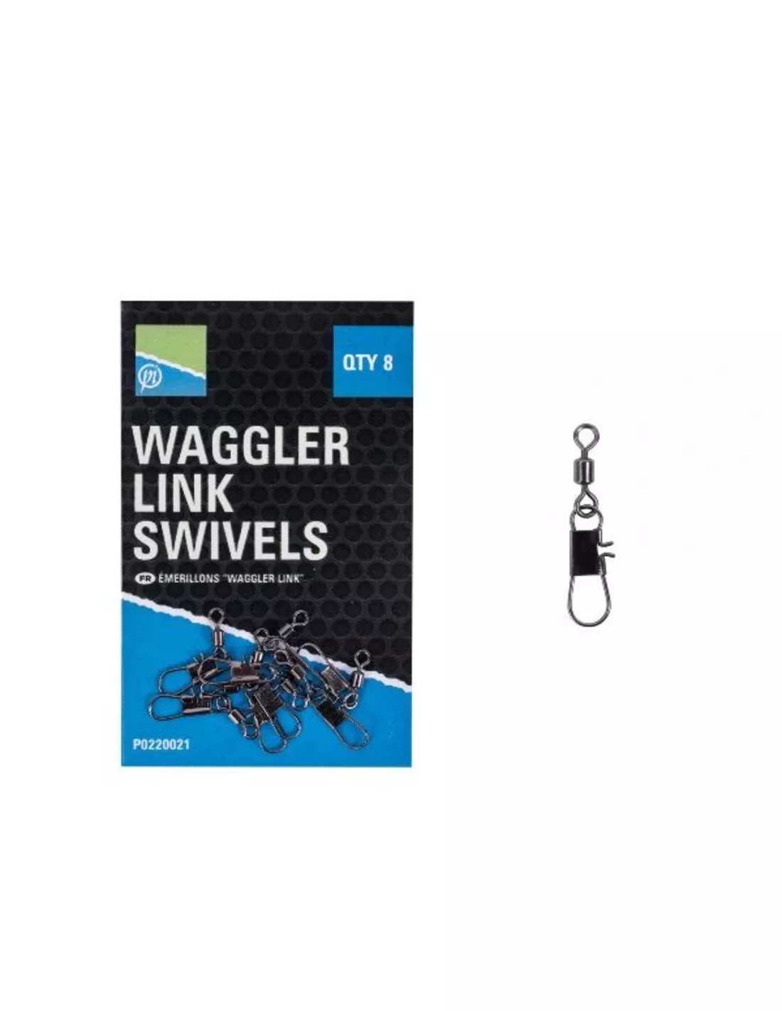PRESTON WAGGLER LINK SWIVELS (10) 1 PRESTON WAGGLER LINK SWIVELS (10)