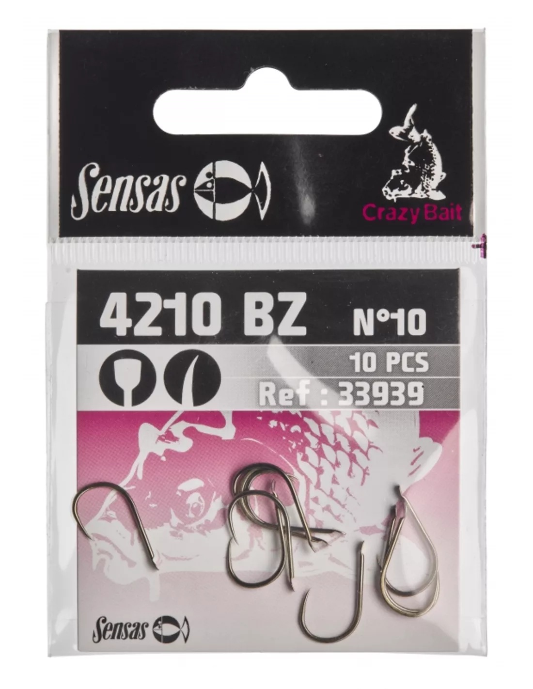 SENSAS CRAZY BAIT BARBLESS 4210 1 SENSAS CRAZY BAIT BARBLESS 4210